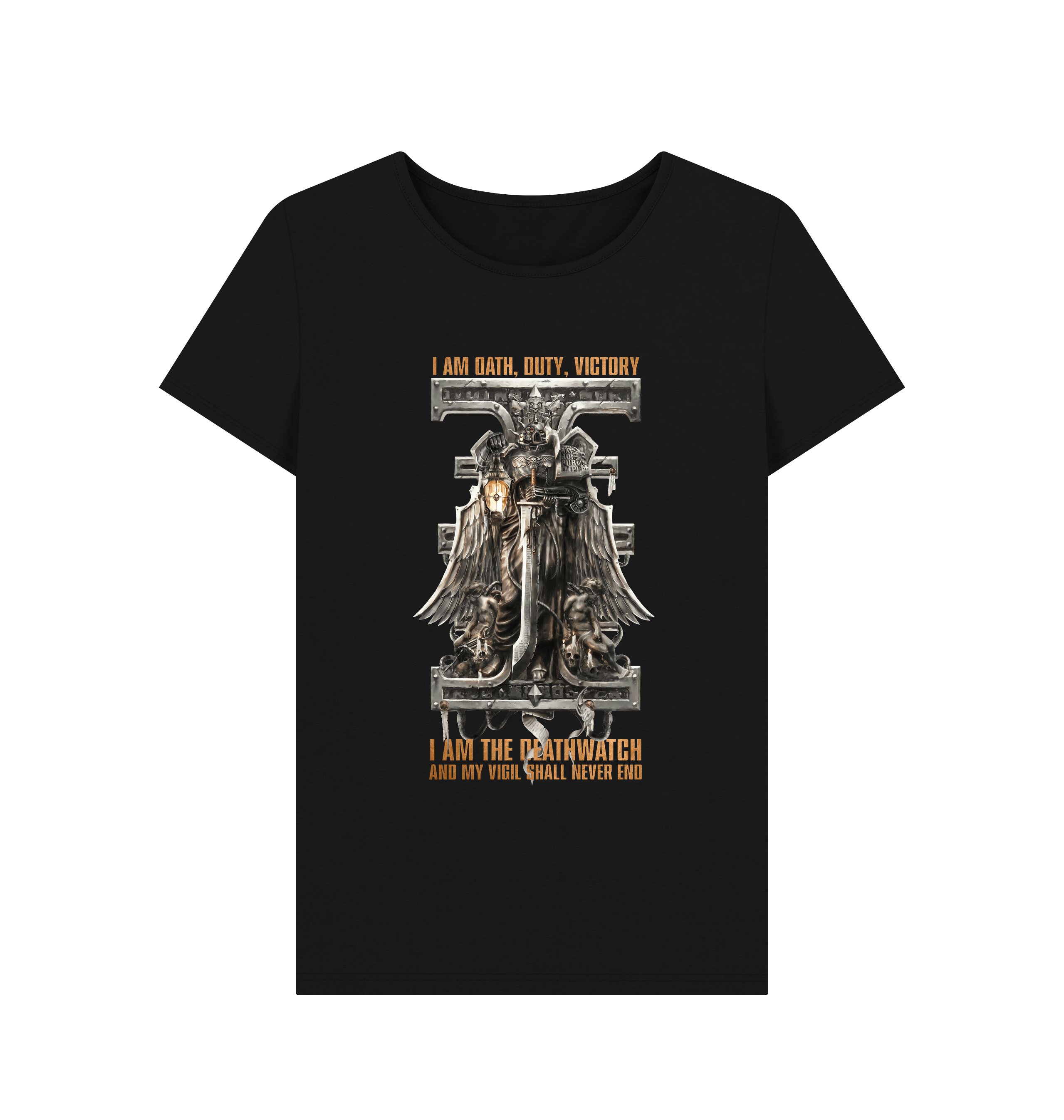 Black Deathwatch 'I am the Deathwatch' Fitted T Shirt